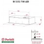 Витяжка PERFELLI BI 5252 WH 700 LED Витяжка PERFELLI BI 5252 WH 700 LED