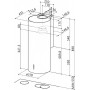 Витяжка FABER CYLINDRA/2 EV8 2EL XH89 Витяжка FABER CYLINDRA/2 EV8 2EL XH89