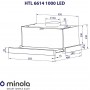 Витяжка MINOLA HTL 6614 BL 1000 LED