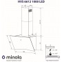 Витяжка MINOLA HVS 6612 BL 1000 LED