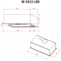 Витяжка PERFELLI BI 5022 I LED