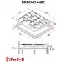 Газова варильна поверхня PERFELLI DIAMOND M69C INOX