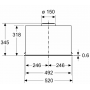 Витяжка BOSCH DLN56AC60