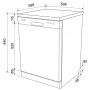 Посудомийна машина VESTFROST DW 6012 4M NA FS