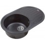 Кухонна мийка VENTOLUX EMILIA (SPACE BLACK) 755x490x200
