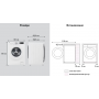 Пральна машина LG F4Y5RS3W Пральна машина LG F4Y5RS3W