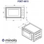 Електропіч MINOLA FOET 4815 BL