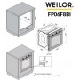Електрична духова шафа WEILOR FPO6F8BI