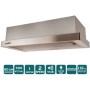 Витяжка VENTOLUX GARDA 60 INOX (500) LED