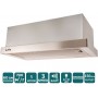 Витяжка VENTOLUX GARDA 60 INOX (700) LED