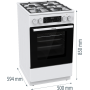 Комбінована плита GORENJE GK5C43WF Комбінована плита GORENJE GK5C43WF