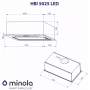 Витяжка MINOLA HBI 5025 BL LED Витяжка MINOLA HBI 5025 BL LED