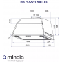 Витяжка MINOLA HBI 5722 I 1200 LED