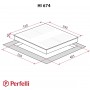 Електрична варильна поверхня PERFELLI HI 674 BL
