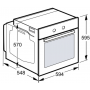 Електрична духова шафа BOSCH HJG852YW0T