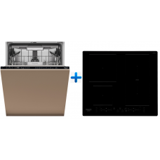 Посудомийна машина HOTPOINT ARISTON HM742L+HB4860BNE