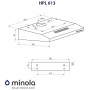 Витяжка MINOLA HPL 613 I