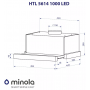 Витяжка MINOLA HTL 5614 BLF 1000 LED