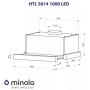 Витяжка MINOLA HTL 5614 WH 1000 LED