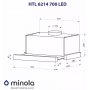 Витяжка MINOLA HTL 6214 BLF 700 LED