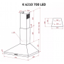 Витяжка PERFELLI K 6210 WH 700 LED