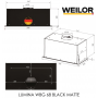 Витяжка WEILOR LUMINA WBG 68 BLACK MATTE