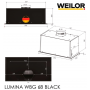 Витяжка WEILOR LUMINA WBG 68 BLACK Витяжка WEILOR LUMINA WBG 68 BLACK