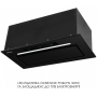 Витяжка WEILOR LUMINA WBG 69 BLACK MATTE SILENCE Витяжка WEILOR LUMINA WBG 69 BLACK MATTE SILENCE