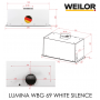 Витяжка WEILOR LUMINA WBG 69 WHITE SILENCE Витяжка WEILOR LUMINA WBG 69 WHITE SILENCE