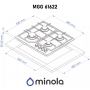 Газова варильна поверхня MINOLA MGG 61622 WH Газова варильна поверхня MINOLA MGG 61622 WH
