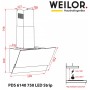 Витяжка WEILOR PDS 6140 BL 750 LED strip Витяжка WEILOR PDS 6140 BL 750 LED strip