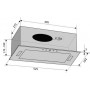 Витяжка VENTOLUX PUNTO 52 WH (900) PB PC Витяжка VENTOLUX PUNTO 52 WH (900) PB PC