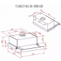Витяжка PERFELLI TL 6622 Full BL 1000 LED