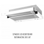 Витяжка PERFELLI TL 6622 WH 1000 LED