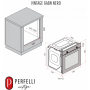 Електрична духова шафа PERFELLI VINTAGE 6A8N NERO Електрична духова шафа PERFELLI VINTAGE 6A8N NERO