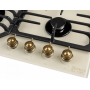 Газова варильна поверхня PERFELLI VINTAGE GW69C BEIGE