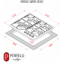 Газова варильна поверхня PERFELLI VINTAGE GW69C BEIGE