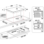 Електрична варильна поверхня WHIRLPOOL WBS4360CPNE Електрична варильна поверхня WHIRLPOOL WBS4360CPNE