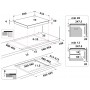 Електрична варильна поверхня WHIRLPOOL WFS5060CPBF Електрична варильна поверхня WHIRLPOOL WFS5060CPBF