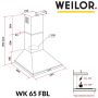 Витяжка WEILOR WK 65 FBL