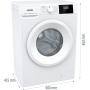 Пральна машина GORENJE WNGPI61SBS