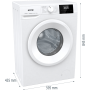 Пральна машина GORENJE WNGPI72SBS
