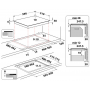 Електрична варильна поверхня WHIRLPOOL WTX6019DCF Електрична варильна поверхня WHIRLPOOL WTX6019DCF