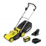 Газонокосарка акумуляторна KARCHER LMO 34-18 Dual 18В 34см 25-60мм